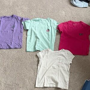 Vineyard Vines girls Short Sleeve Tees - Purple, Mint, Pink, white